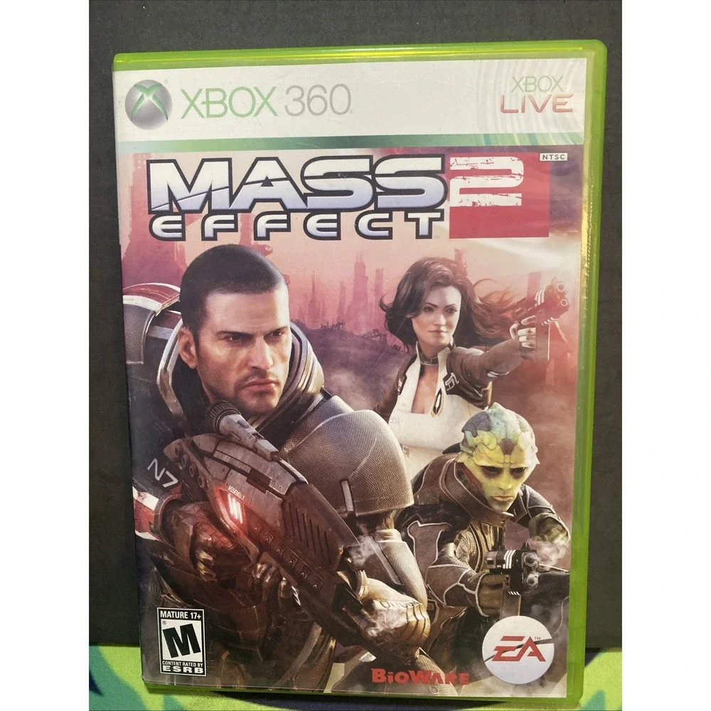 Mass Effect 2 (Microsoft Xbox 360, 2010) Pre-Owned Complete With Both Discs